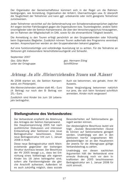 Deutscher Alpenverein Sektion Kampenwand e.V. München