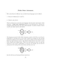 Finite State Automata