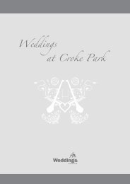 Wedding Brochure - Croke Park