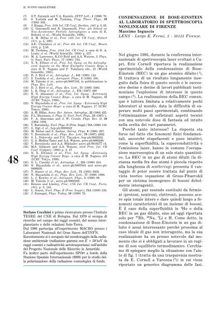 IL NUOVO SAGGIATORE - SocietÃ  Italiana di Fisica - If