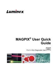 MAGPIX User Quick Guide - Luminex