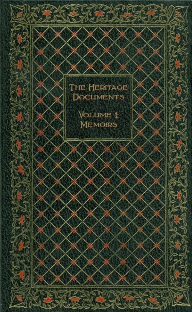 The Heritage Documents Volume 1 - Memoirs - All Things Uru