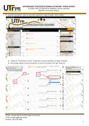 Acrescentar Recurso - Moodle - UTFPR