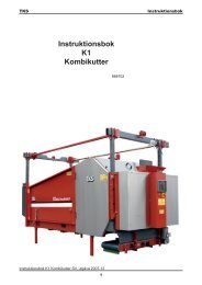 Instruktionsbok K1 Kombikutter - TKS AS