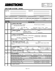 F43.051 Fire Pump System - Diesel - Armstrong Pumps
