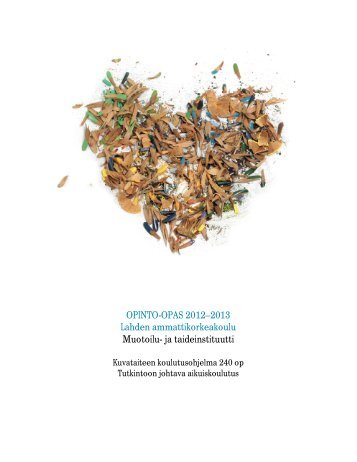 Opinto-opas aikuiset 2012-2013, Muotoilu - Lahden ...
