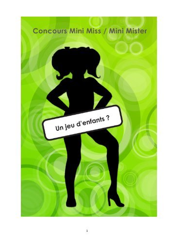 Concours de mini miss / mister - Visualis