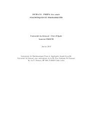 ISCID-CO - PRÃPA 1`ere année STATISTIQUES ET ... - LMPA