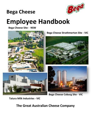 Bega Cheese Employee Handbook