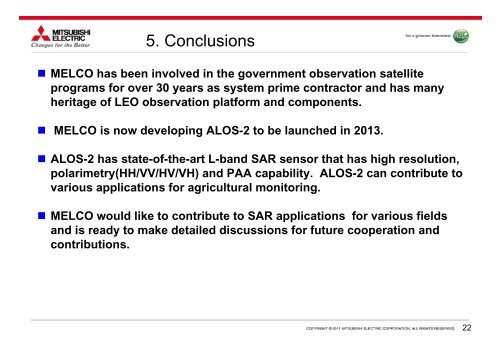 Evolution of SAR Satellite for Agriculture Applications - APRSAF