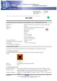 Sicherheitsdatenblatt DP-5505