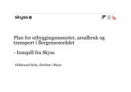 Innspill fra Skyss - Hordaland fylkeskommune