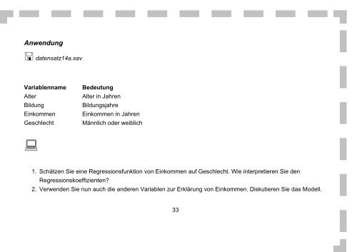 Teil: lineare Regression