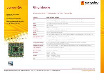 Ultra Mobile conga-QA - Fabrimex Systems AG