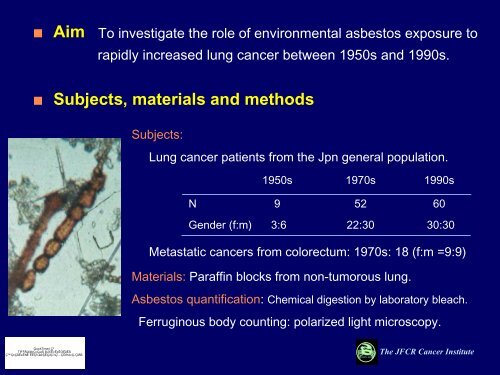 Slide presentation - Clydebank Asbestos Group