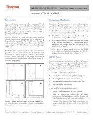 Assessment of Nucleic Acid Purity - NanoDrop