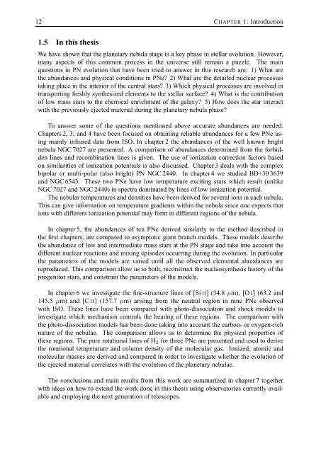 thesis - IRS, The Infrared Spectrograph