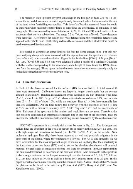 thesis - IRS, The Infrared Spectrograph