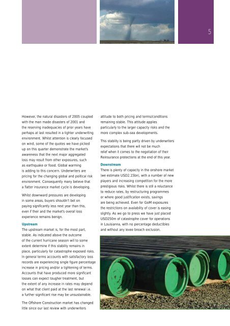 Energy Insurance Newsletter - October 2006 - JLT