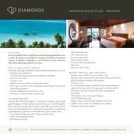 athuruga beach villas ~ maldives - Diamonds Athuruga Beach ...