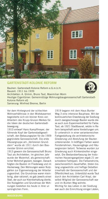 Gartenstadt-Kolonie Reform