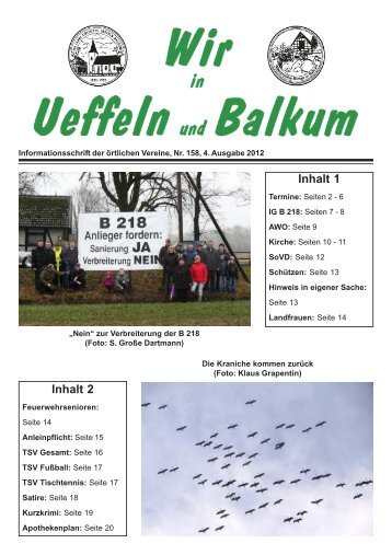 Titelseite 1.pmd - Herzlich willkommen in Ueffeln-Balkum!