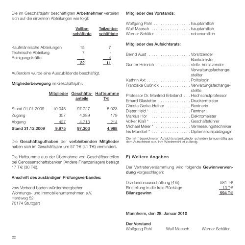 Geschäftsbericht zum Download - Gartenstadt-Genossenschaft ...