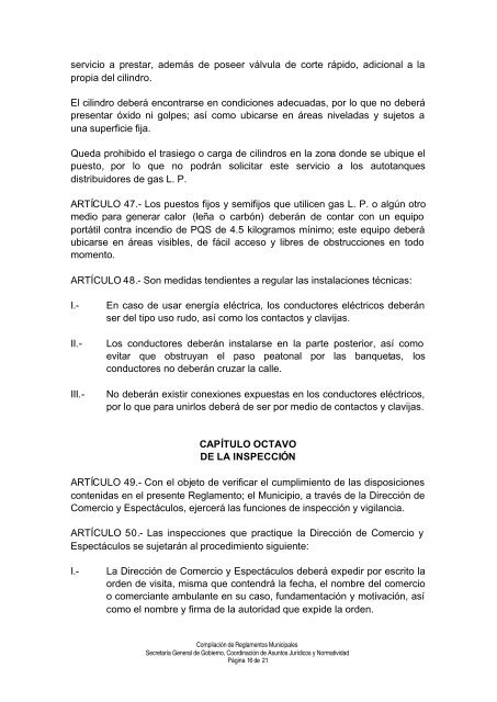 Reglamento del Comercio Ambulante en el Municipio de San Nâ¦
