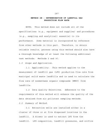 View Actual EPA Method 2E (PDF File)