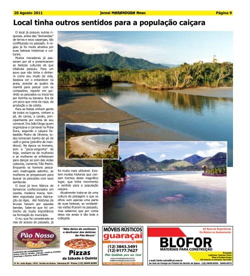 Praia Dura - Jornal Maranduba News