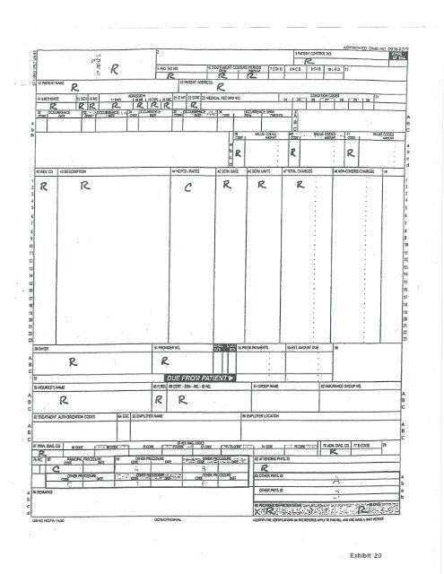 Ub 04 Claim Form Explanation - Printable Templates: Your Go-To Resource ...