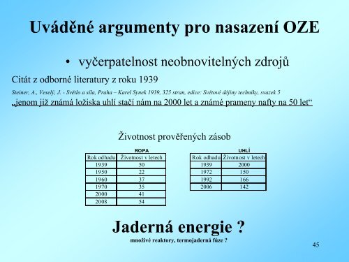 energie - VysokÃ¡ Å¡kola bÃ¡ÅskÃ¡ - TechnickÃ¡ univerzita Ostrava