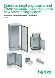 Stainless-steel and Thermoplastic Universal ... - Schneider Electric