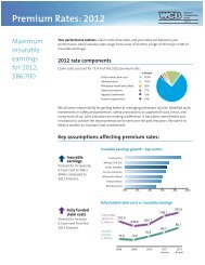 2012 Average premium rate fact sheet 1 - Workers' Compensation ...