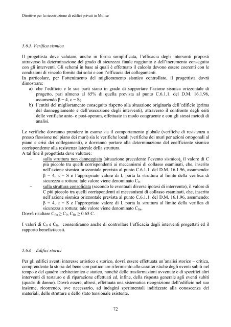 EDIFICI PRIVATI - Regione Molise