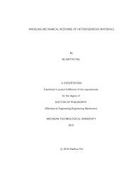 MODELING MECHANICAL RESPONSE OF HETEROGENEOUS ...