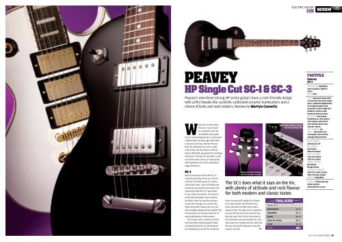 HP Single Cut SC-1 & SC-3 - Peavey