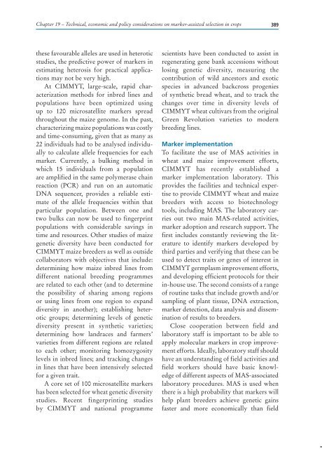 marker-assisted selection in wheat