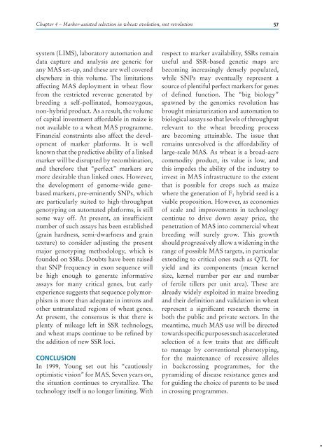 marker-assisted selection in wheat