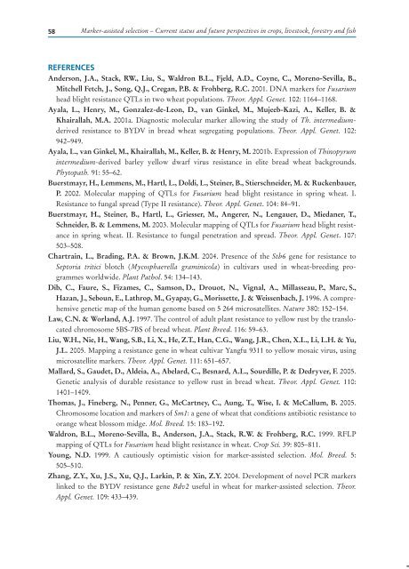 marker-assisted selection in wheat