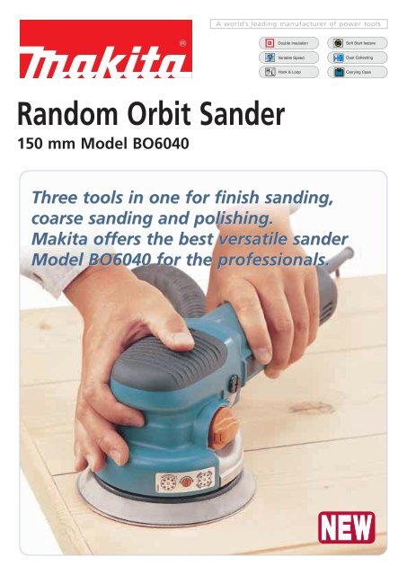 Random Orbit Sander - Makita