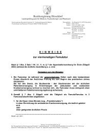 Hinweise der Bezirksregierung zur Famulatur (PDF)