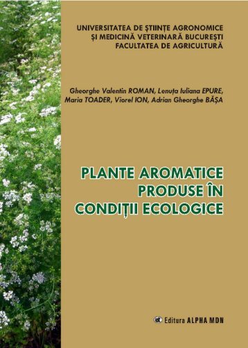 Plante aromatice.pdf - Facultatea de AgriculturÃ„Âƒ