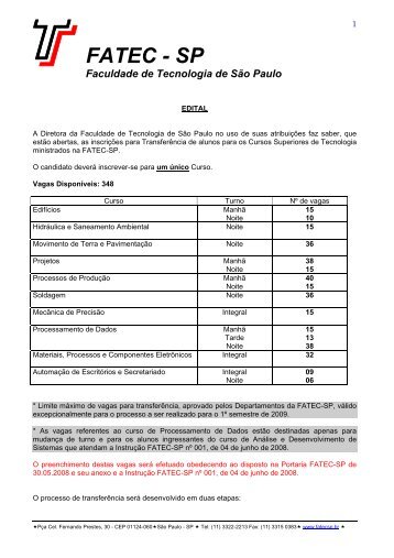 FATEC - SP
