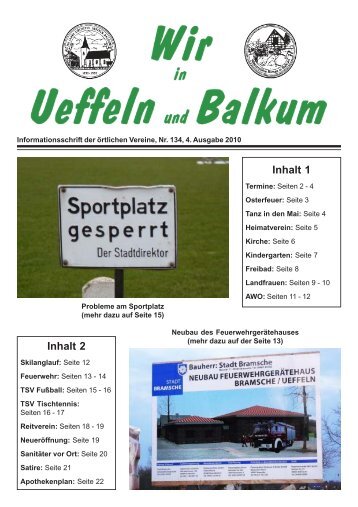 Satire - Herzlich willkommen in Ueffeln-Balkum!