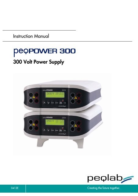300 Volt Power Supply - Peqlab