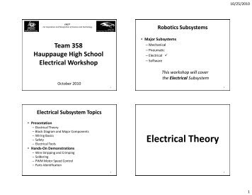 Electrical Workshop Handout
