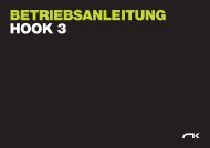 BETRIEBSANLEITUNG HOOK 3 - Free