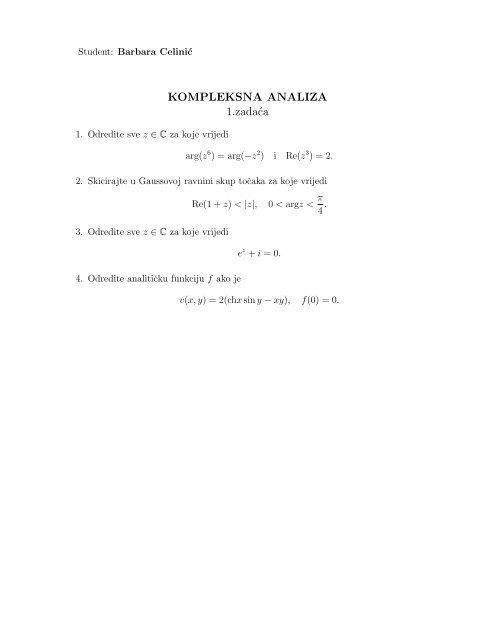 KOMPLEKSNA ANALIZA 1.zadaca