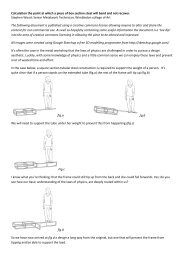 Calculation the point at which a piece of box section ... - Process Arts